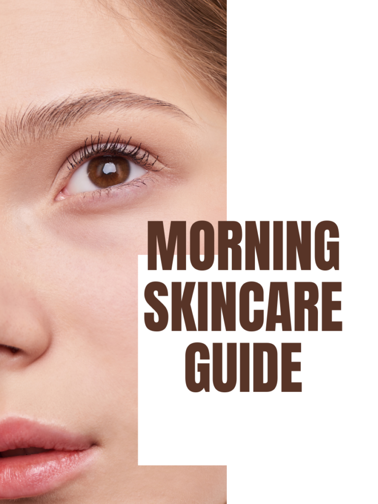 Morning skincare routine