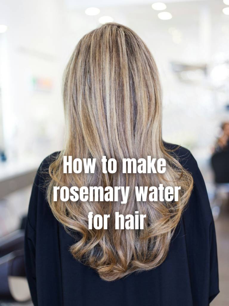 How to make rosemary water for hair